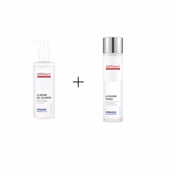 CELL FUSION C EXPERT Zestaw pH Biome Gel Cleanser + pH Biome Toner