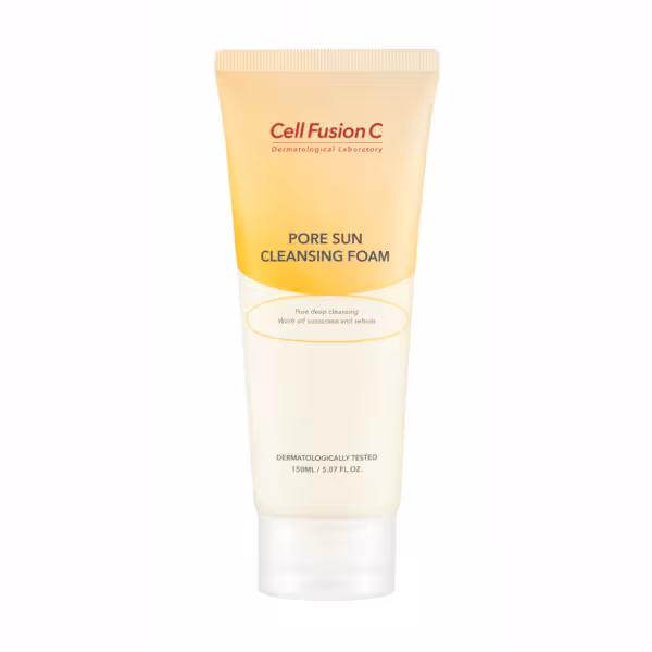 CELL FUSION C Pore Sun Cleansing Foam
