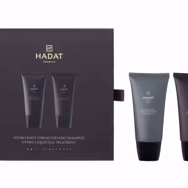 HADAT Root Strengthening Shampoo + Liquid Silk ZESTAW