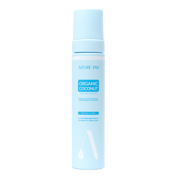 AZURE TAN Organic Coconut Self Tan Mousse Medium/Dark