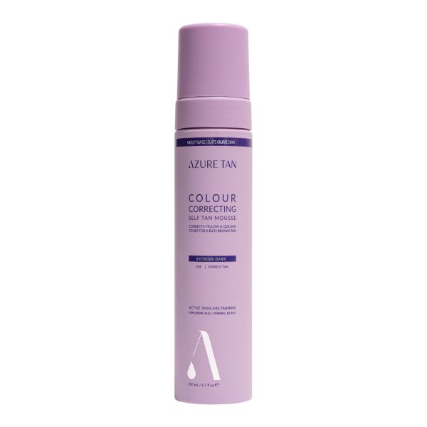 AZURE TAN Colour Correcting Self Tan Mousse - Violet Extreme Dark