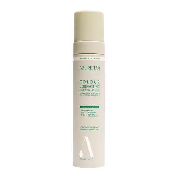 AZURE TAN Colour Correcting Self Tan Mousse - Green Medium/Ultra Dark