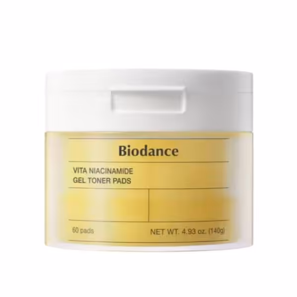 BIODANCE Vita Niacinamide Gel Toner Pads