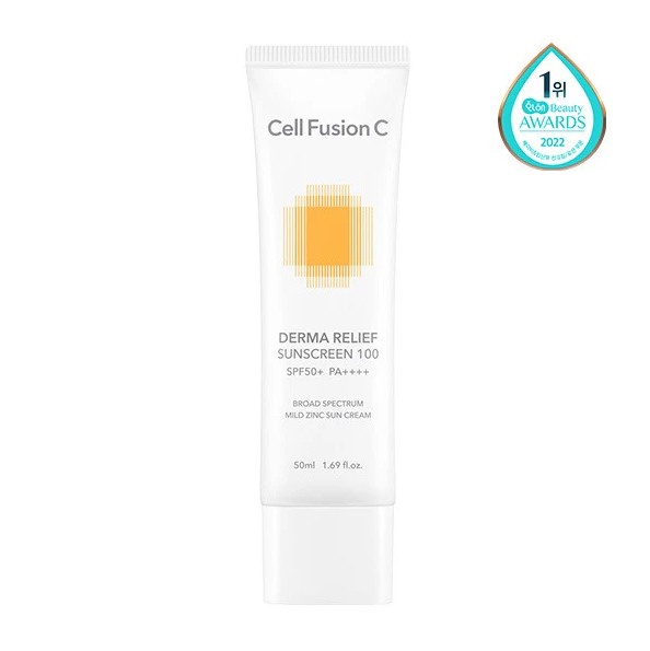 CELL FUSION C Derma Relief Sunscreen 100 SPF 50+PA ++++