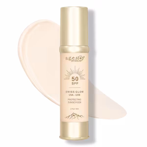 AGE STOP Swiss Glow Sunscreen SPF50